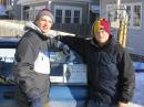 KC8HZM (myself, Marten) on the left and KC8HZQ (Jeff) on the right.  The Über Operators.