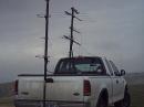 9AM Sunday in CM95 above Kettleman City. Loops 6, 2, 222, and 432. Yagis 2, 432, 902, and 1296. 17db horn 10Ghz.