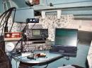 Crowded operating position (better than outside!)