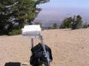 My backpack was full of radio stuffs, it was so heavy, I don't know how did I carry up here