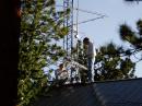 Bruce,N0KIS and Alan,WD0BGZ connecting the 70cm beam