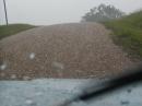 Getting bombarded with golf ball size hail
