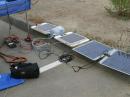 K6Z takes advantage of the Southern California sunshine with the solar panels and charge controller. This year, we avoided the gas generator, and had a much quieter and lower-budget FD, with gas prices over $2 a gallon. . . 