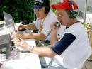 Steve AG4L operating and Cliff WD4PIC logging on 15M