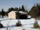 Winter time photo of shelter used for FD
