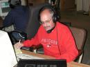 Here is Bill-AC0W, at the "D," pounding the Qs into the log.  It's fun to listen to him on phone.  "2 Alpha Minnesooota" just like a Minnesota Swede.