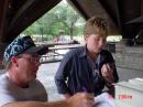 KE5BNQ makes her first ever hf contact, Tristin is 12 years old. Her contact is being logged by her Dad, Stuart, KD5YIO.