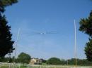 Moxon rectangle 40 meter beam suspended at 40 foot level.