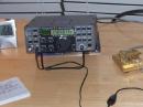Operating position AFTER test (QRO - 10W! - HI) Made a few more Q's for the K2 log - CW lives :-)
