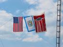 As always, we flew the colors! -WB8SCG Photo