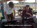 Justin (KG4ZVY) along with his father (Gunny) Dan Guyor (AG4ZB) at the operating position