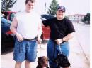 Tom KF9HL and LD Bonsi (retired) with 
Wayne K9DI and LD Sequoia (retired) 
on Field Day 2002.