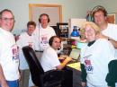 The Saturday gang at KI0F - from L to R: Mike-N0BUI, Jan (Roger XYL), Roger-KI0F, Matt-KF0Q, Sue-KE0S, and Jim-N0WE