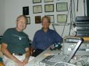 Left: Bill Parker W8QZA - TI5N
Right: Station designer and owner Keko Diez, TI5KD