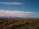 Mojave, Calif. - 40 meter 4 square, 16 elevated radials.