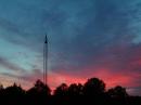 Sunrise over the Field Day site Saturday morning...
What's that about red sky in morning?