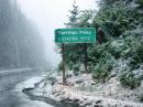 Sunday morning at 6am in DN08 at Sherman Pass, waking up to 34 degrees and dropping.