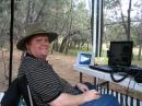 Myself, KD7KME, receiving an SSTV image