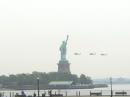 Military helicopters (flying home to base after a tour of duty in Afghanistan) stopping to salute the Lady....