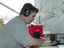 Paul Knupke, N4PK operating one of the HF stations.  