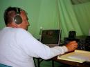 Howie K2MME pound the brass (pounds the keyboard) overnight at W1NVT
