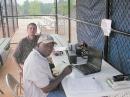 James, KF4ZUN (foreground) and Joe, KE4LMV at the GOTA Station.