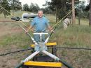 Tom Thompson, WØIVJ and his homebrew Moxon Beam for 40m through 10m.