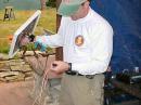Chuck Duey, KIØAG getting a satellite QSO completed on AO-51.