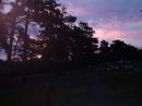 Dawn at the WØDK Field Day site and time to press for 80m QSO's.