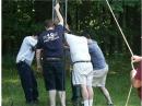 OK..MEN..LETS SAY A PRAYER THAT THE TOWER STAYS UP AND HOLDS AND WILL YOU PLEASE GET OFF MY FOOT! THATS MUCH BETTER..TNX