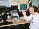 W4ATL is ready to get back on the air Sunday morning after a short break to visit with W3WW and his XYL who dropped by from FL to see the station.  Photo by W3WW.