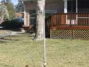 The home brewed 1/4 wave vertical with 12 radials that didn't snag one QSO.