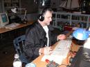 W2YK, one of two Night Owls, at the CW station Sunday morning.