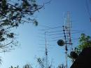 ANTENNAS USED DIRECTIVE SYTEMS 2M-2304 AND A PROCOMM 10GIG DISH,  IN THE BACK GROUND IS THE 6M ARRAY