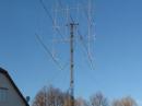 RA3AQ crossed yagi array for 144 MHz EME