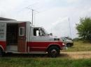 Our local Red Cross "Hambulance" visiting our field day site.