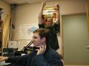 KC0JEO works QC (our LAST mult) as N8YXR celebrates the sweep