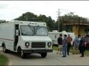 HAM Operators gather together prior to setting up communication equipment.