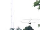 ETSU with VHF arrays forward; Explorer 14 yagi, aft.