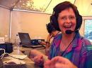 KE7HUR makes her first-ever HF contact to her obvious delight!
