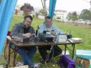 Matt(left) and Matt(right) work hard to score contacts on 20M.