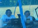 WA5QGD and KD5DAY at the Satellite Station