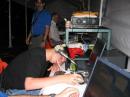 Just one more contact.  KC2OOZ still working 20 meters even though he fell asleep.  His finger is still rotating the frequency knob.