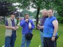 ARRL Section Manager Vists FD Sites in NLI -
Mel Granick, KS2G; NLI Section Manager George Tranos, N2GA; Past NLI Section Manager John Smale, K2IZ; Past NLI Section Manager Walter Wenzel, KA2RGI