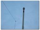 100 foot crane that supported the 75M LPDA and 160m dipole