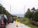 My spot near Lenox overlooking Stockbridge Bowl where I can work Block Island and Marth's Vineyard.
