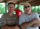 Assistant Chief Elliott along with our Field Day Chairman, Bob, N4RAZ decide to ham it up for the camera.