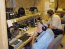 AI3M at 432MHz position and in the background W2GPS at 222MHz position. Somehow Marty, W3YOZ, the station owner, never gets his picture taken while operating.