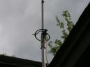 220 MHz vertical on the top of a former pole saw pole.