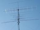 THe VHF/UHF/SHF array.  For perspective, the 6M antennas have 50'-6" booms.